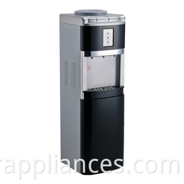Floor standing water dispenser bottom cabinet or refrigerator
